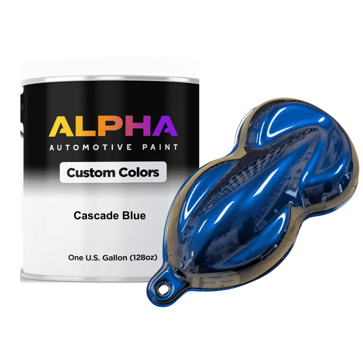 Cascade Blue Paint Basecoat