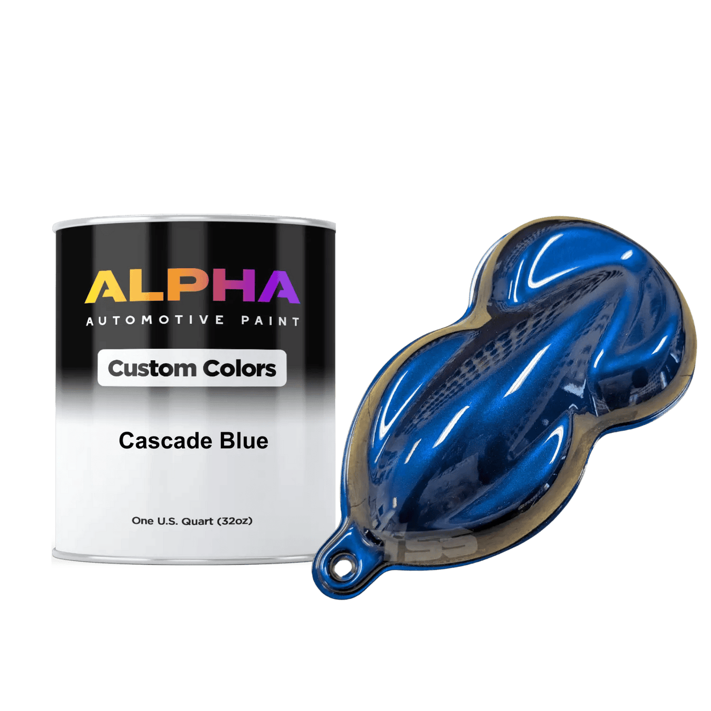 Cascade Blue Paint Basecoat