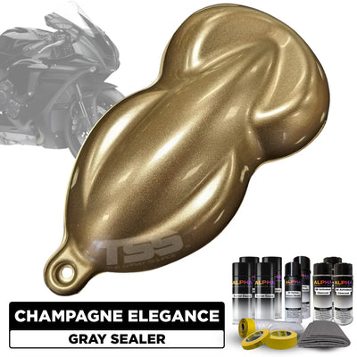 Champagne Elegance Motorcycle Paint Kit