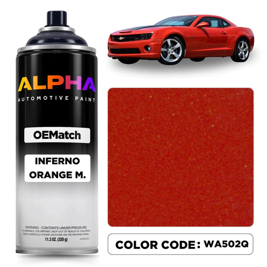 Chevrolet Inferno Orange Metallic WA502Q | OEMatch Spray Can