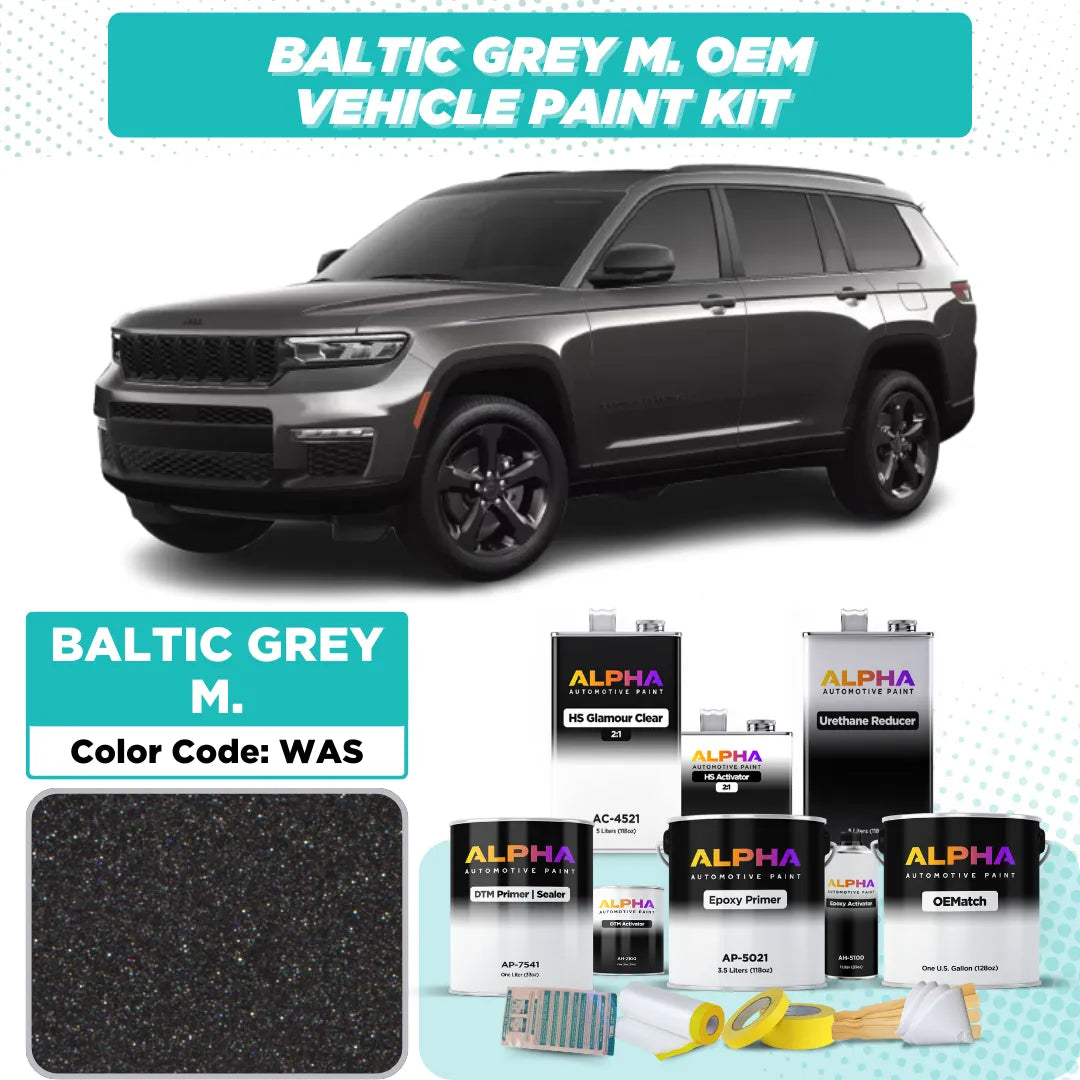 CHRY BALTIC GREY M. WAS / PAS | OEMatch Vehicle Paint Kit