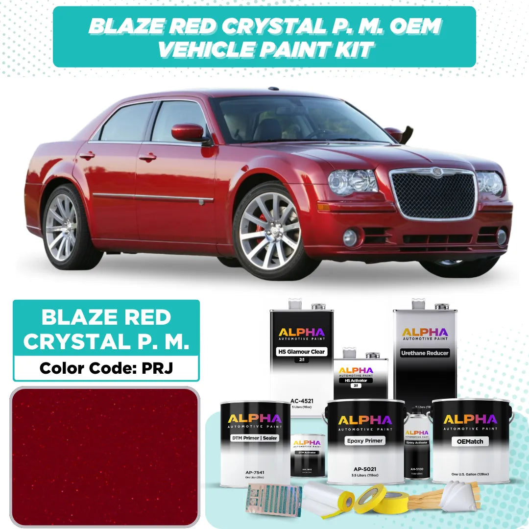 Chrysler Blaze Red Crystal Pearl Metallic PRJ / ARH | OEMatch Vehicle Paint Kit
