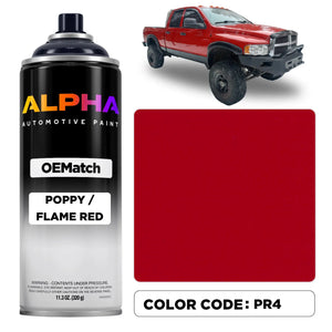 Chrysler Poppy / Flame Red PR4 | OEMatch Spray Can