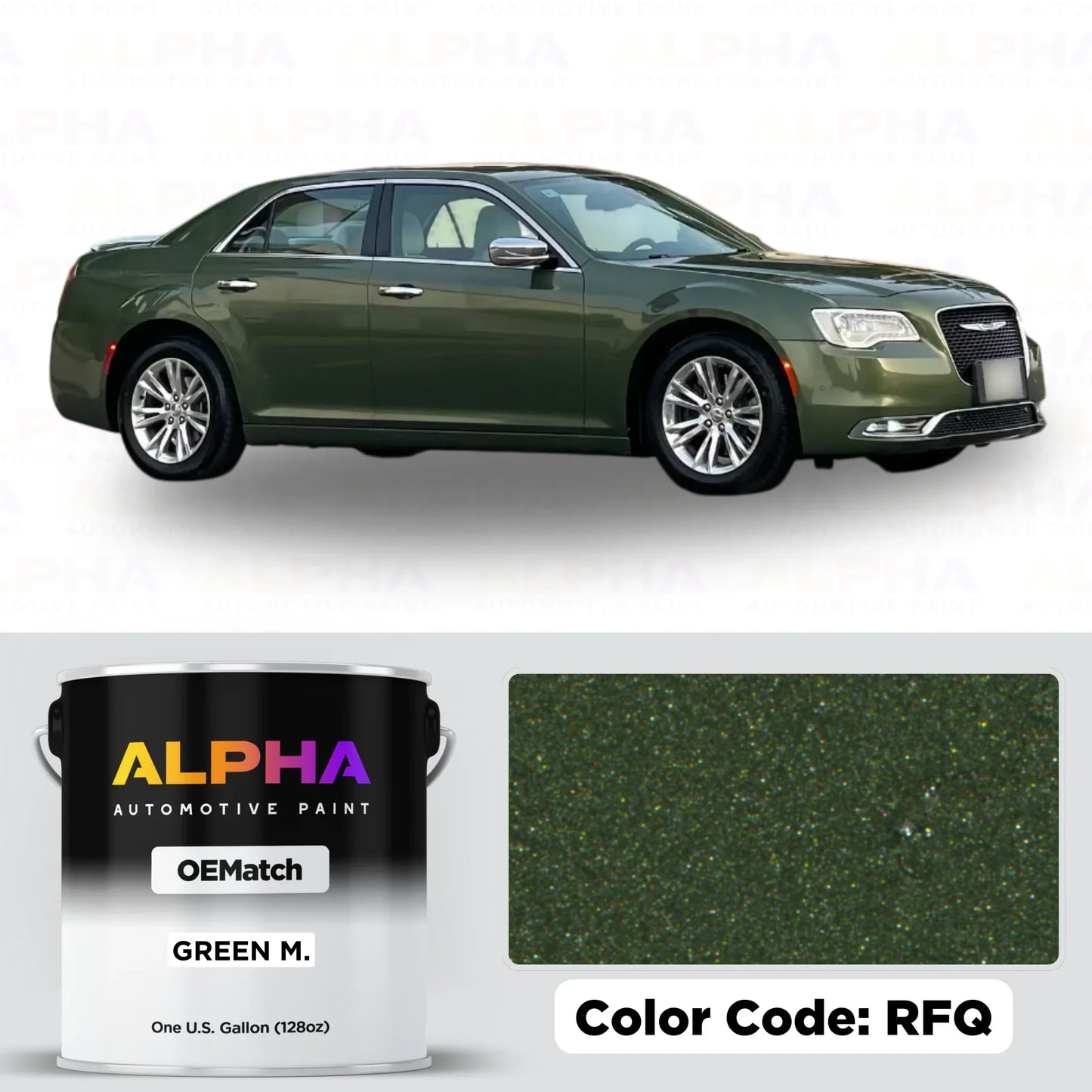 CHRYSLER USA GREEN M. RFQ | OEMatch Basecoat