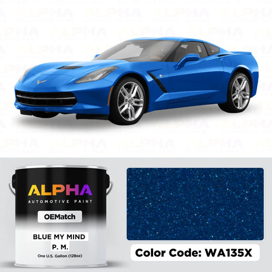 GEN. MOTORS USA BLUE MY MIND P. M. WA135X | OEMatch Basecoat