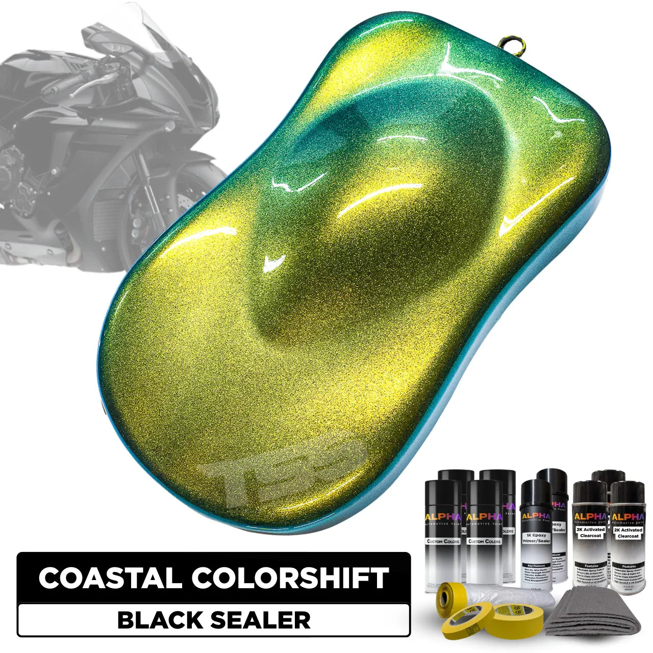 Coastal Colorshift Motorcycle Paint Kit