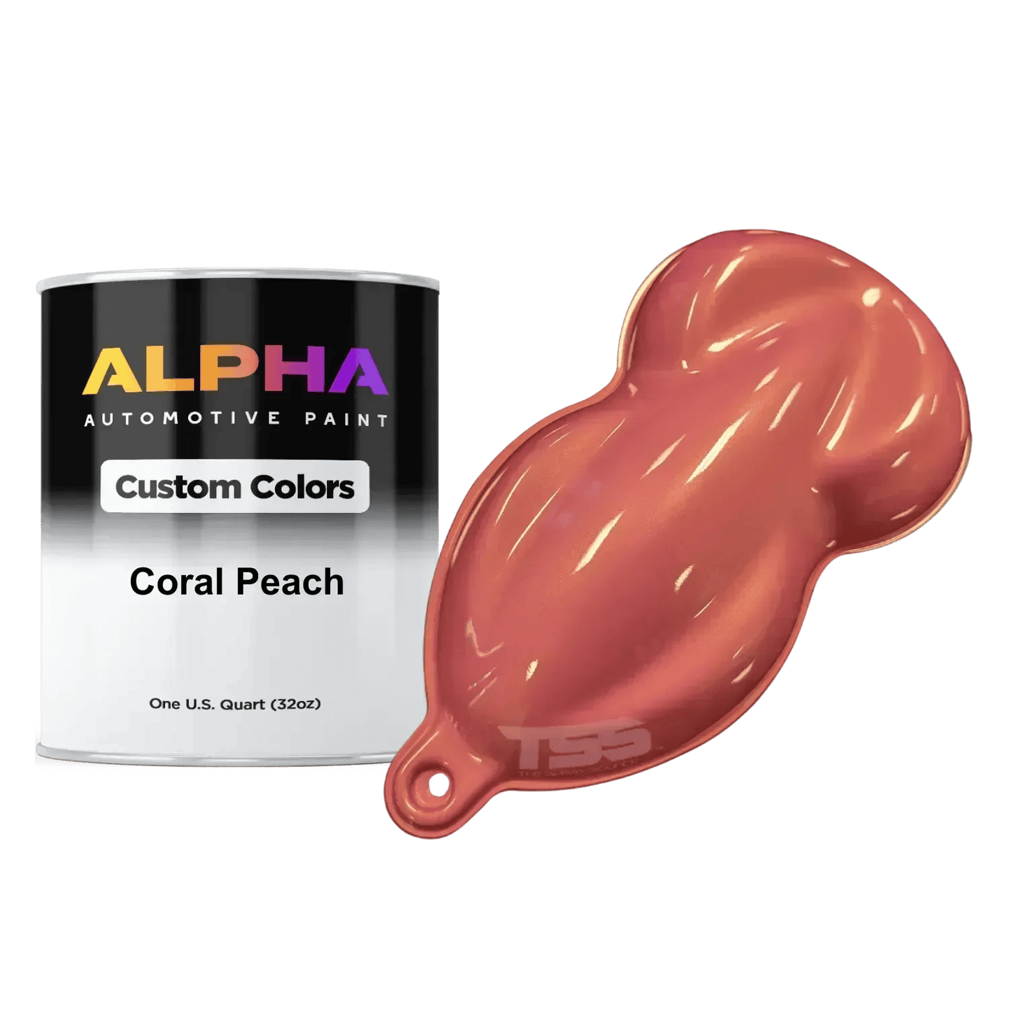 Coral Peach Paint Basecoat
