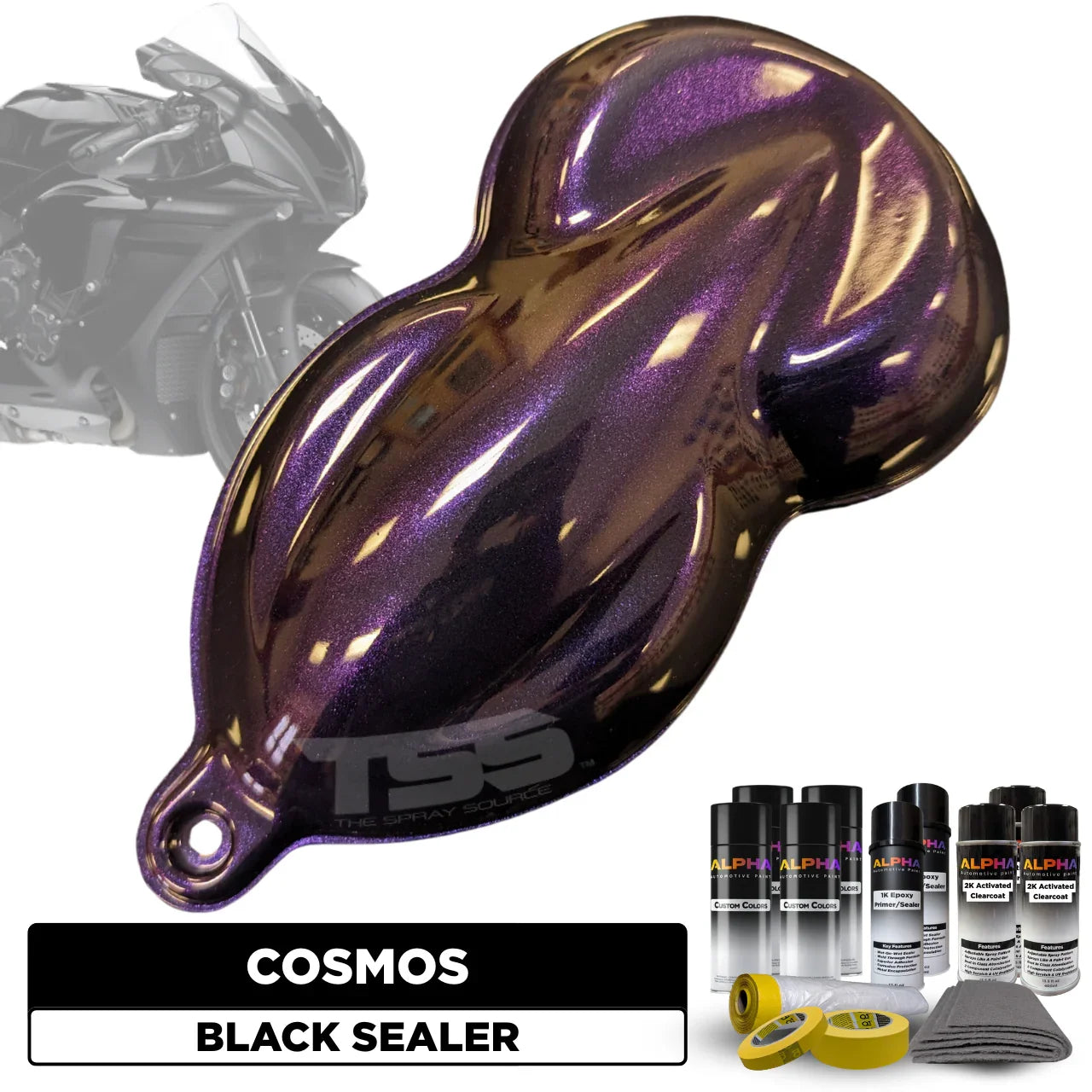 Cosmos Motorcycle Paint Kit