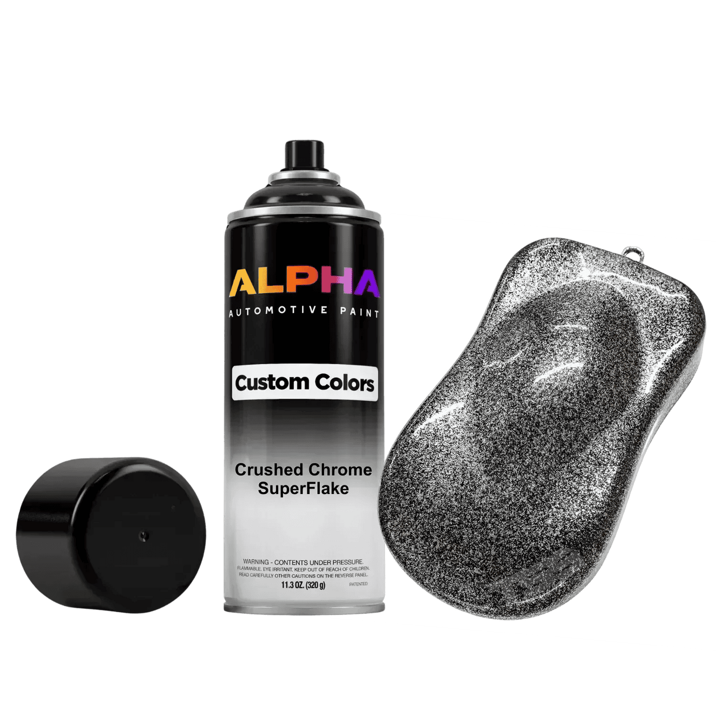Crushed Chrome Superflake Pearl Spray Can Midcoat