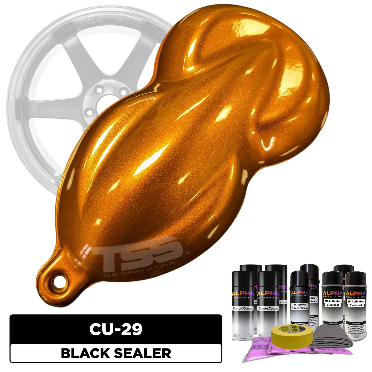 Cu-29 Wheel Paint Kit
