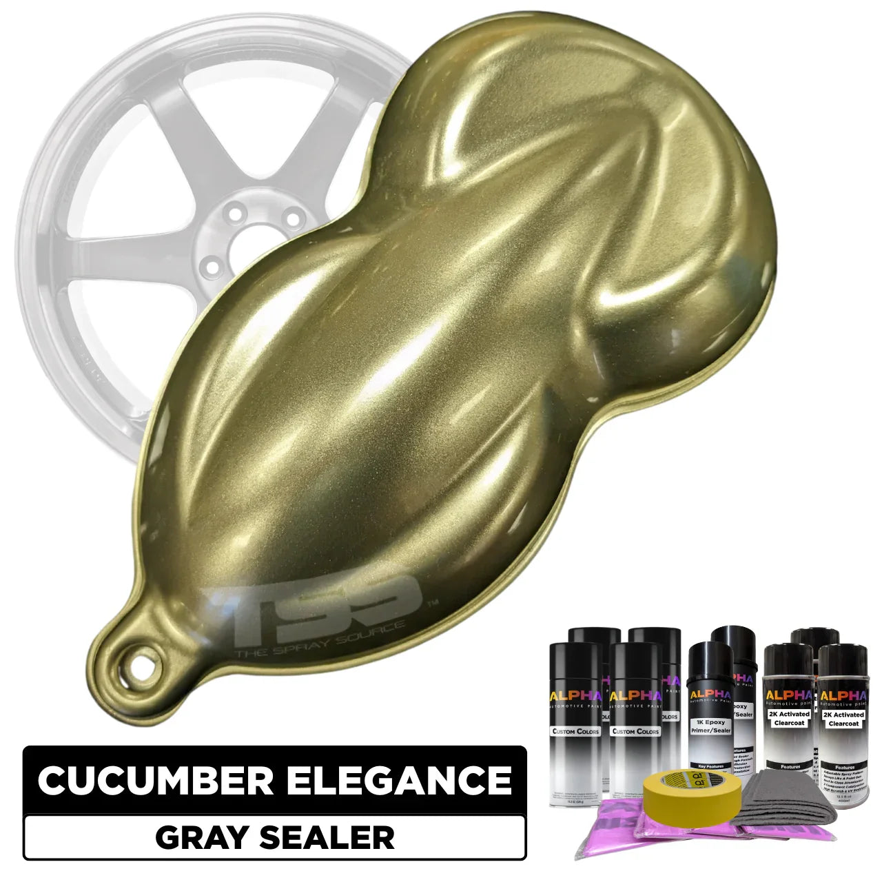 Cucumber Elegance Wheel Paint Kit