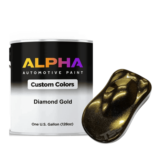 Diamond Gold Paint Basecoat Midcoat