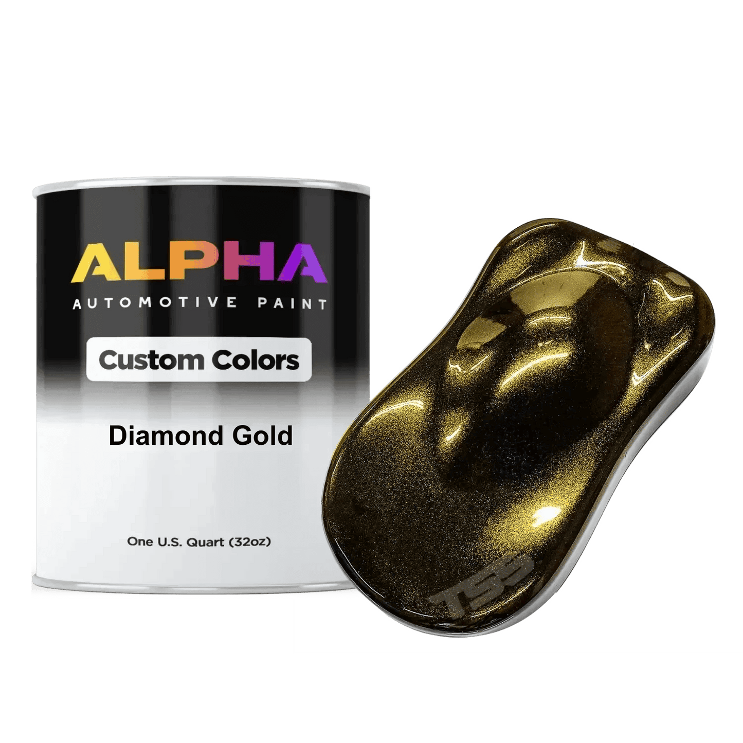 Diamond Gold Paint Basecoat Midcoat
