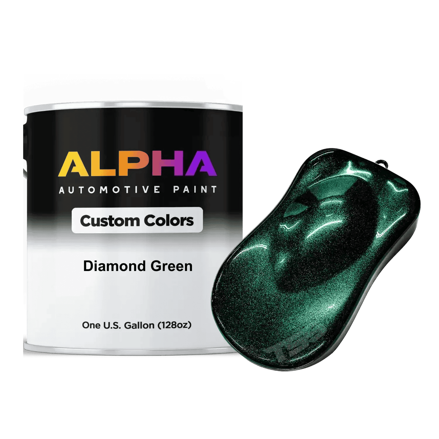 Diamond Green Paint Basecoat Midcoat