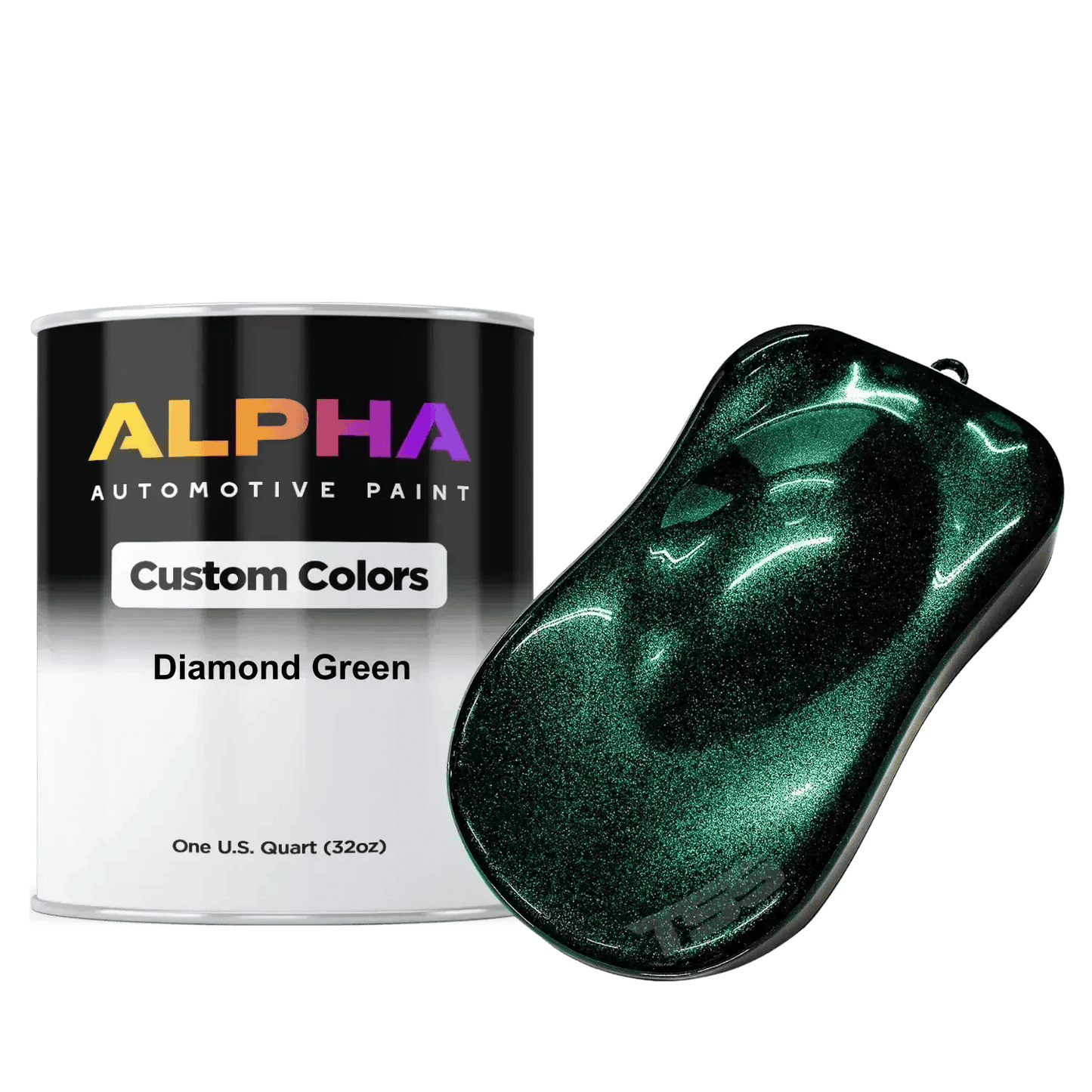 Diamond Green Paint Basecoat Midcoat