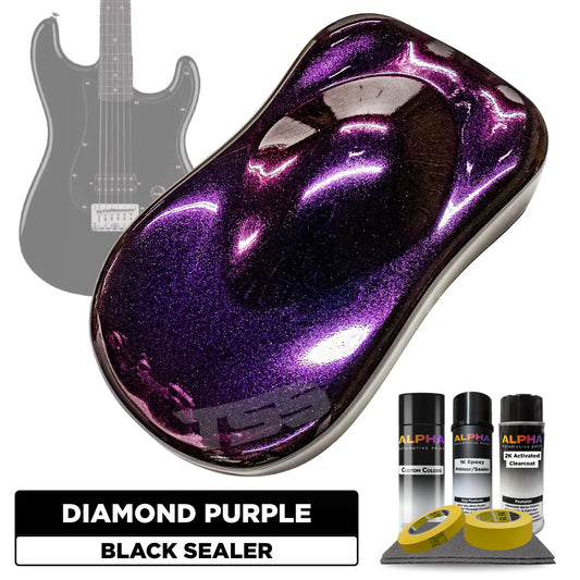 Diamond Purple Guitar Paint Kit