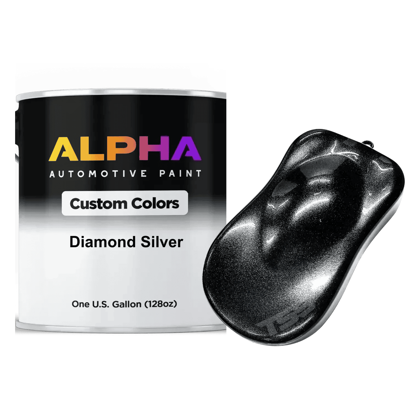 Diamond Silver Paint Basecoat Midcoat