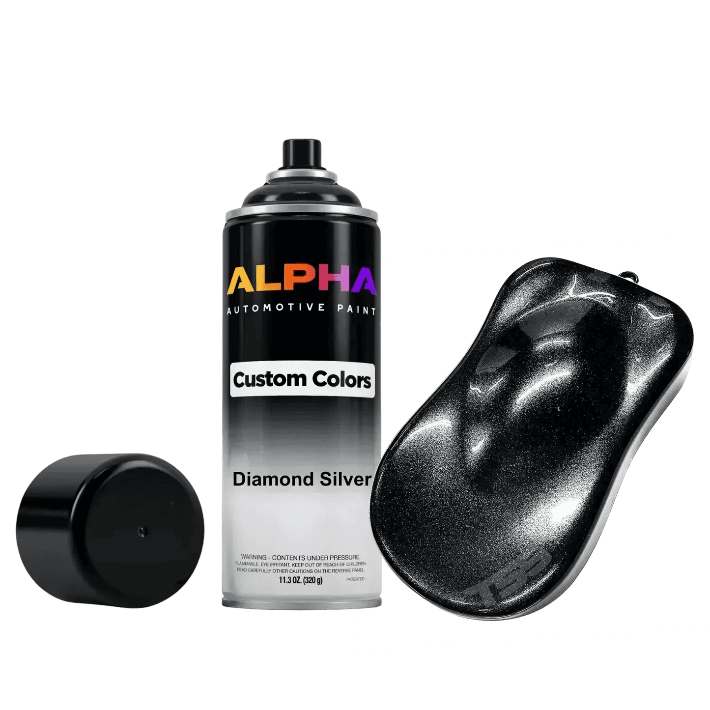 Diamond Silver Spray Can Midcoat
