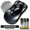 Diamond Silver Brake Caliper Paint Kit