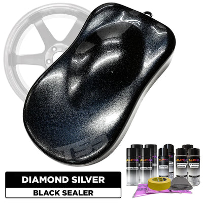 Diamond Silver Wheel Paint Kit
