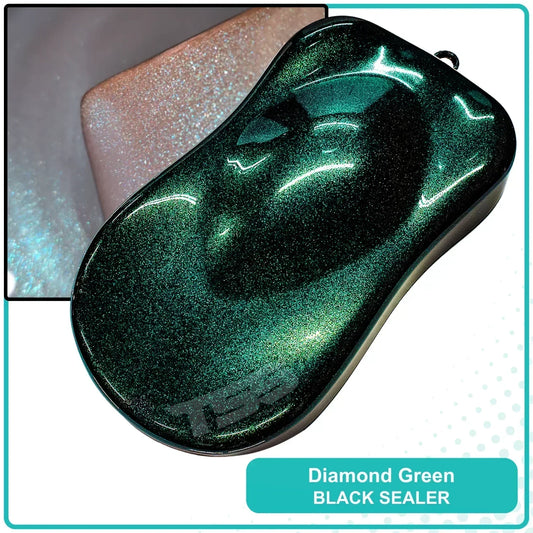 Diamond Green Paint Basecoat Midcoat automotive basecoat paint by Alpha Automotive Paint