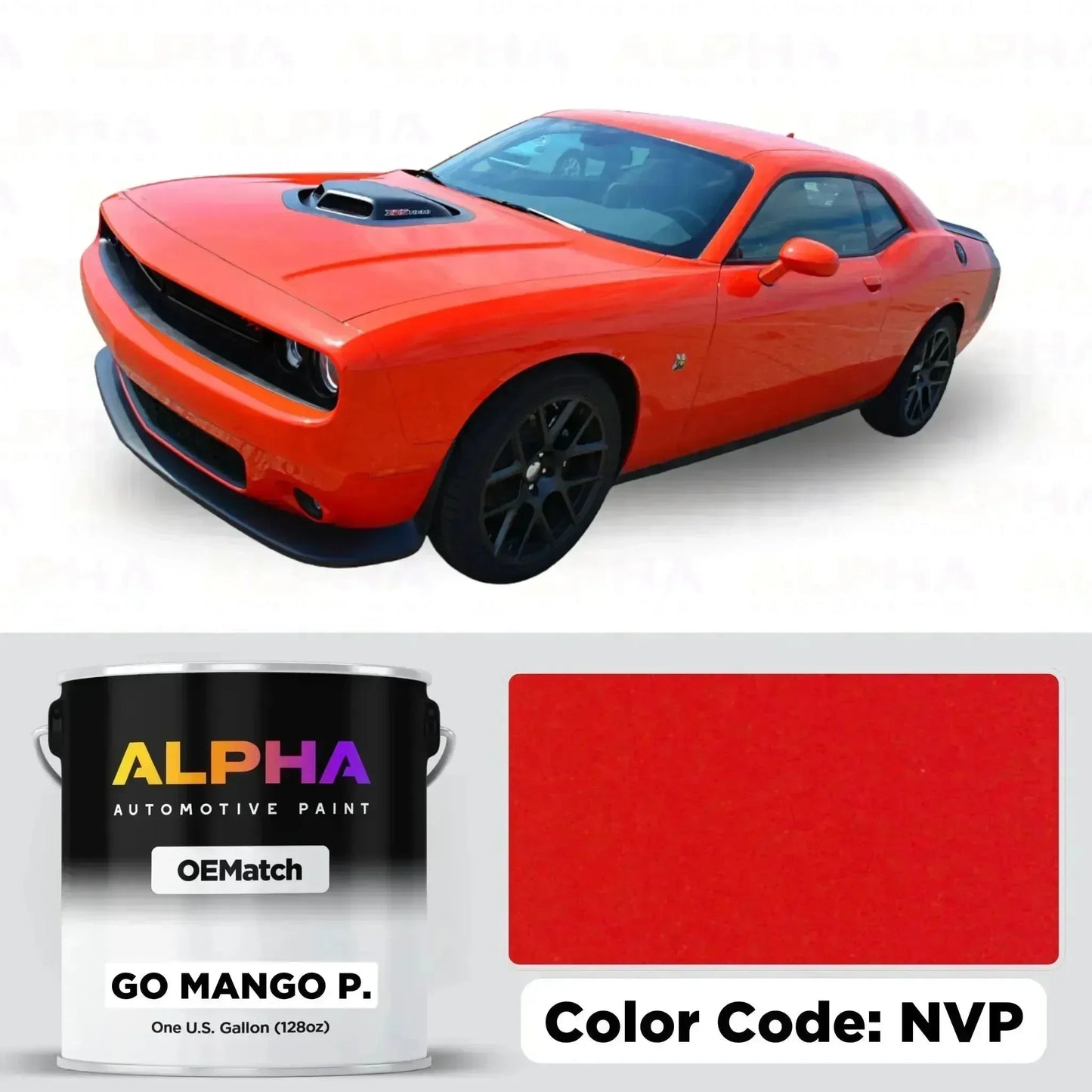 Dodge Go Mango Pearl PVP / NVP | OEMatch Basecoat
