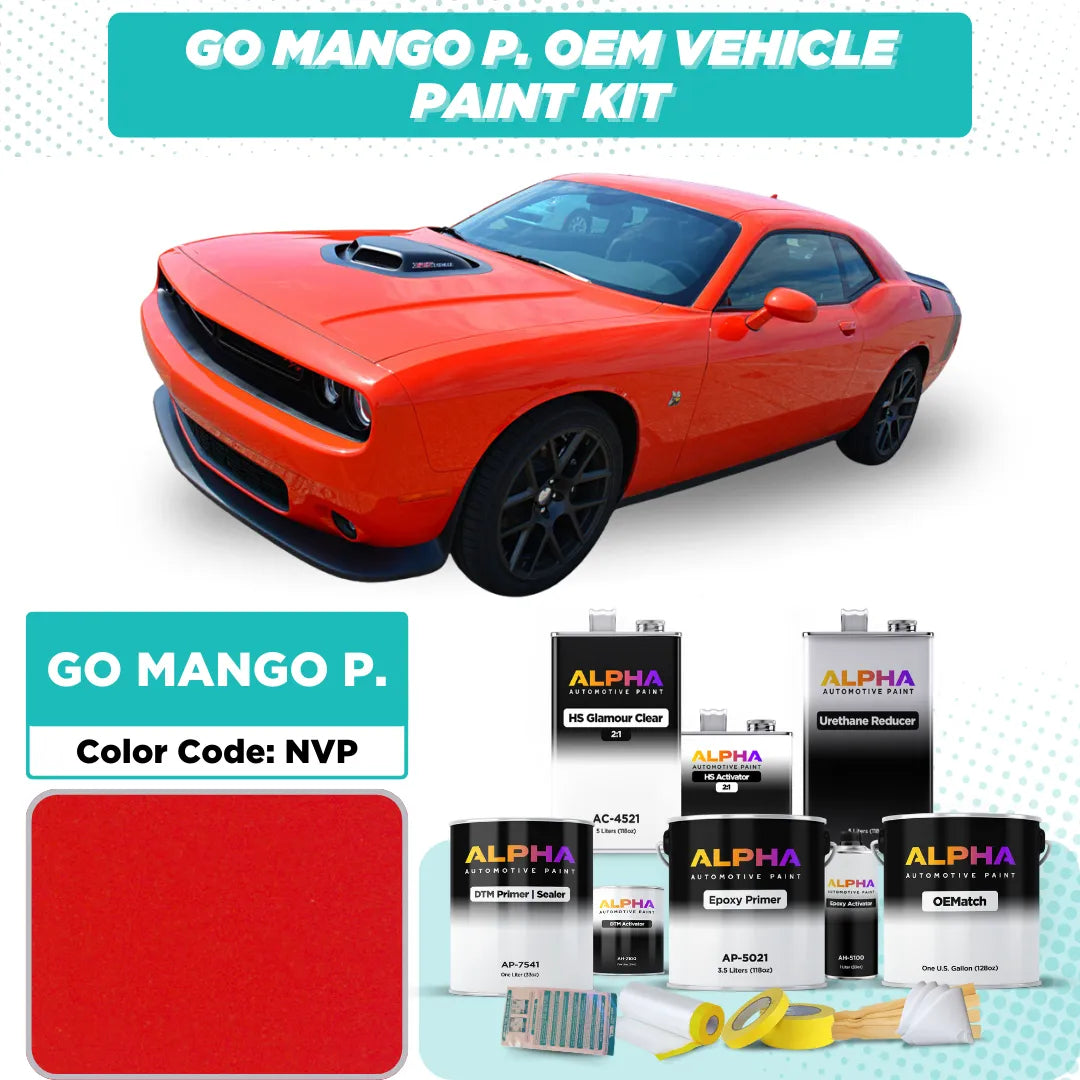 Dodge Go Mango Pearl PVP / NVP | OEMatch Vehicle Paint Kit