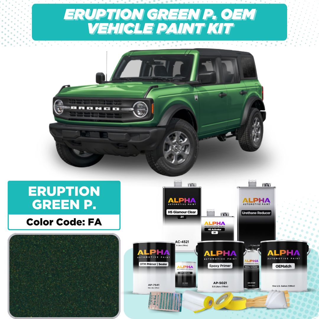Ford Eruption Green Pearl FA | OEMatch Vehicle Paint Kit