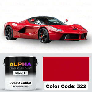 Ferrari Rosso Corsa 322 | OEMatch Basecoat