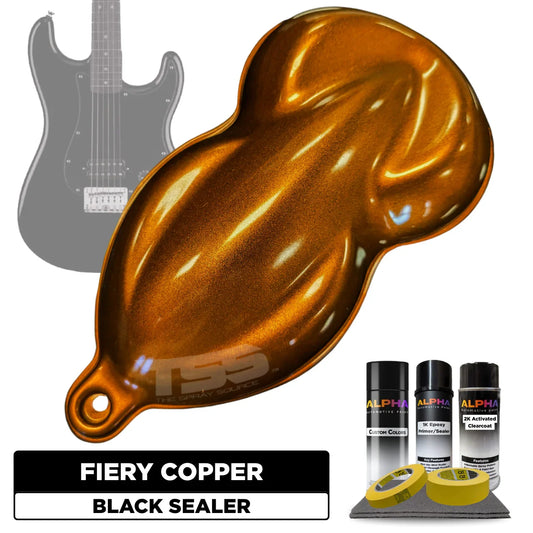 Fiery Copper Guitar Paint Kit