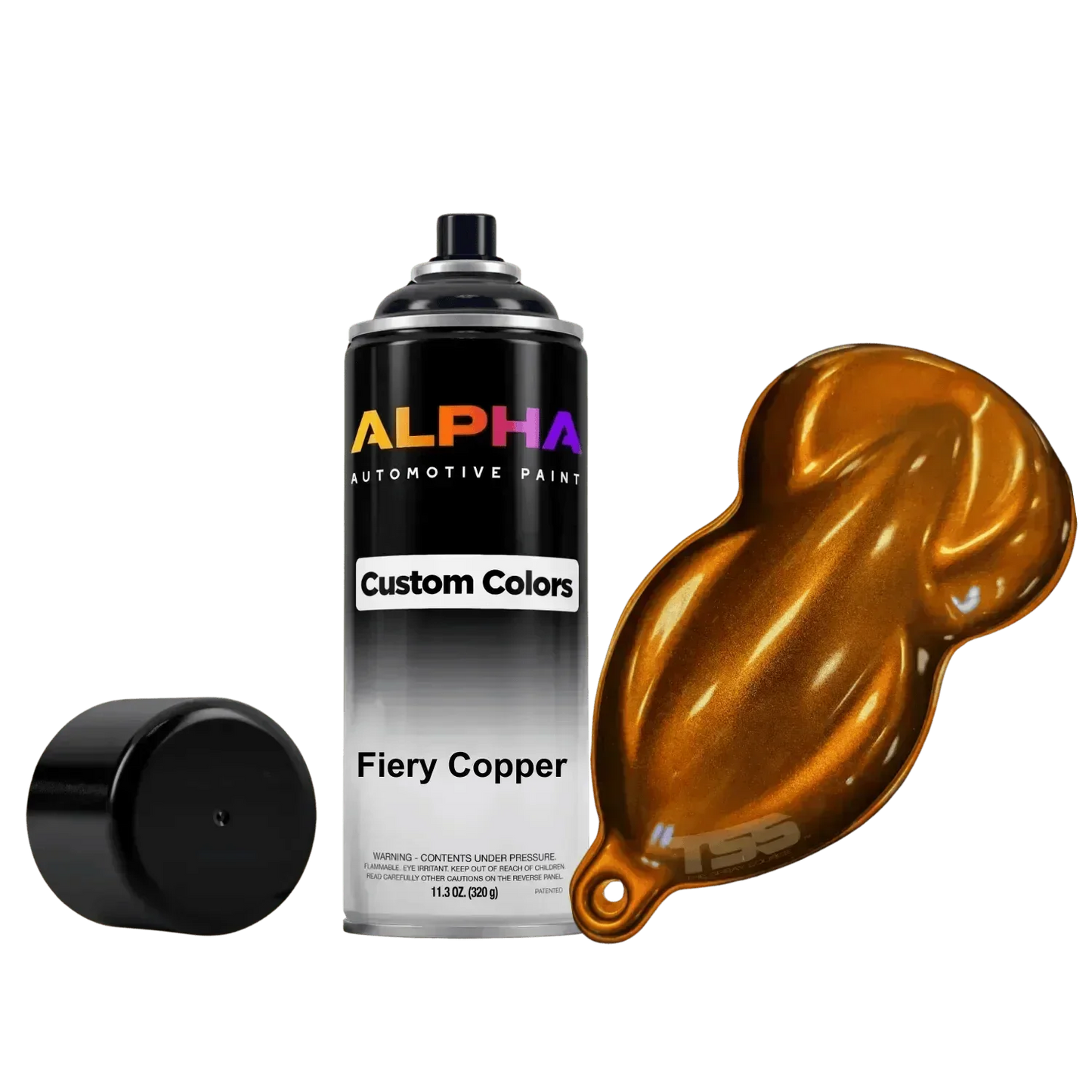 Fiery Copper Spray Can - automotive aerosol spray can paint