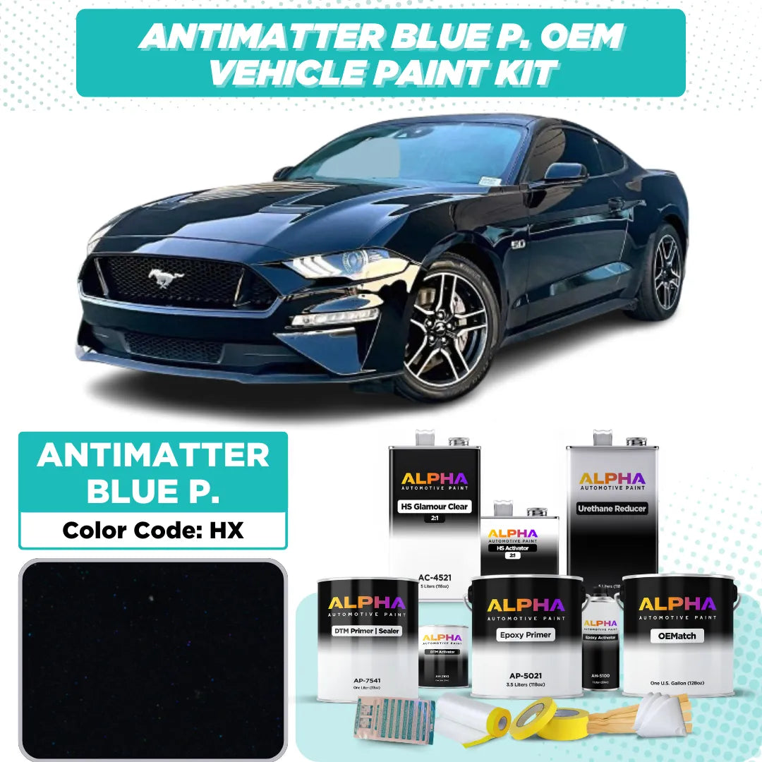 Ford Antimatter Blue Pearl HX / 1BXEWHA | OEMatch Vehicle Paint Kit