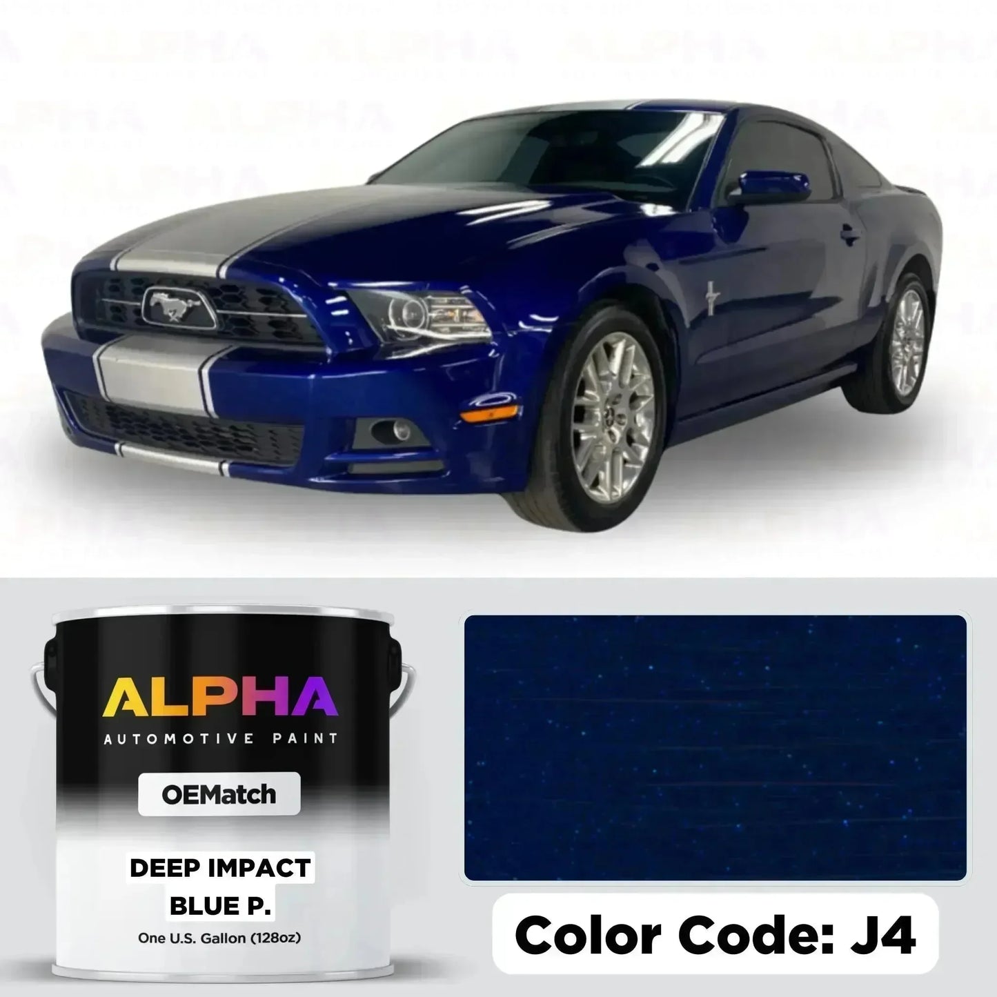 Ford Deep Impact Blue J4 | OEMatch Basecoat