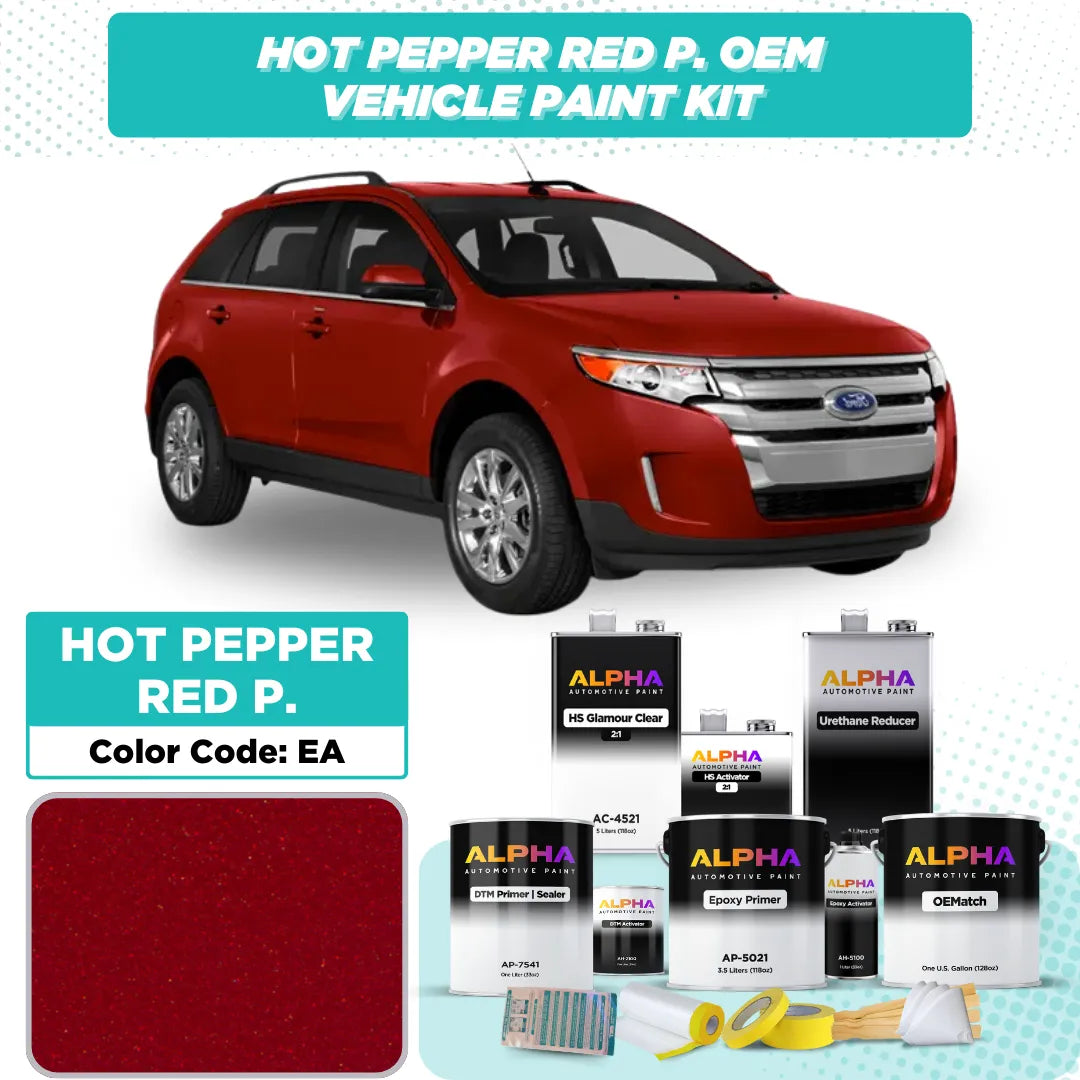 Ford Hot Pepper Red Pearl EA | OEMatch Vehicle Paint Kit