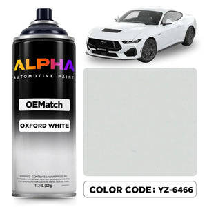 Ford Oxford White YZ-6466 | OEMatch Spray Can