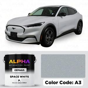 Ford Space White Pearl A3 / A3 | OEMatch Basecoat