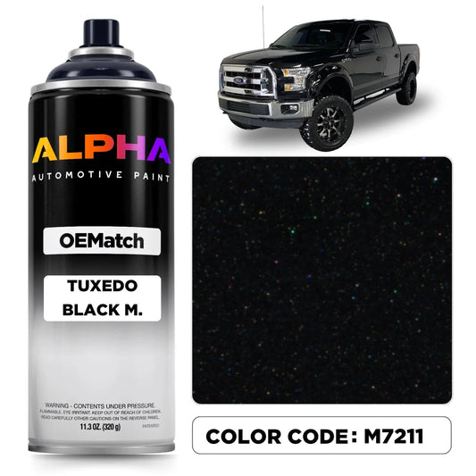 Ford Tuxedo Black Metallic M7211 | OEMatch Spray Can