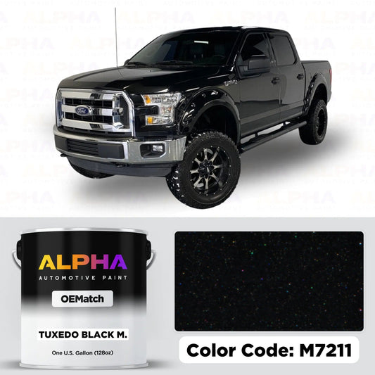 Ford Tuxedo Black Metallic M7211 | OEMatch Basecoat