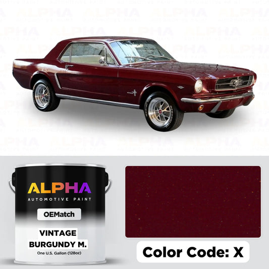 Ford Vintage Burgundy Metallic X / M1632 | OEMatch Basecoat