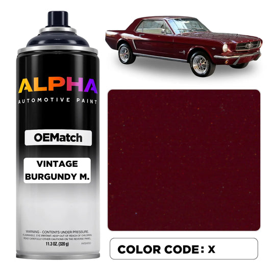 Ford Vintage Burgundy Metallic X / M1632 | OEMatch Spray Can