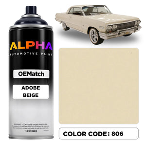 GM Adobe Beige 806 | OEMatch Spray Can