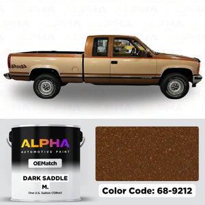 GM Dark Saddle Metallic 68-9212 | OEMatch Basecoat