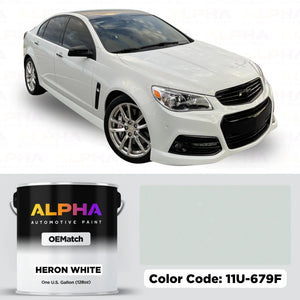 GM HERON WHITE 11U-679F / J073 | OEMatch Basecoat
