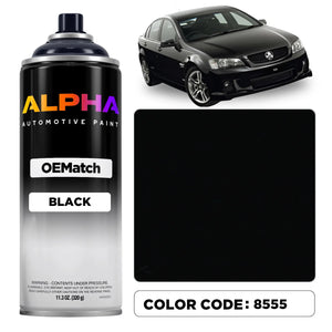 GM Holden (AUS) Black 8555 / 41-8555 | OEMatch Spray Can