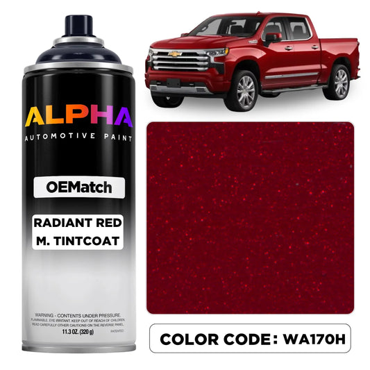 GM Radiant Red Metallic Tintcoat WA170H | OEMatch Spray Can