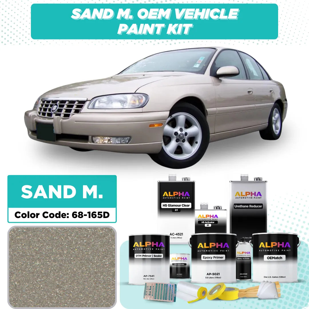 GM Sand Metallic 68-165D | OEMatch Vehicle Paint Kit