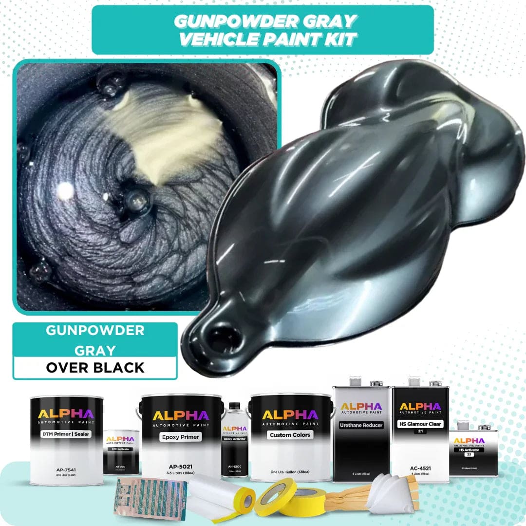 Gunpowder Gray Vehicle Paint Kit