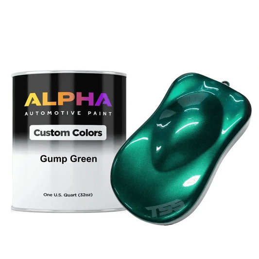 Gump Green Paint Basecoat Midcoat automotive basecoat paint by Alpha Automotive Paint