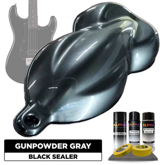 Gunpowder Gray Guitar Paint Kit