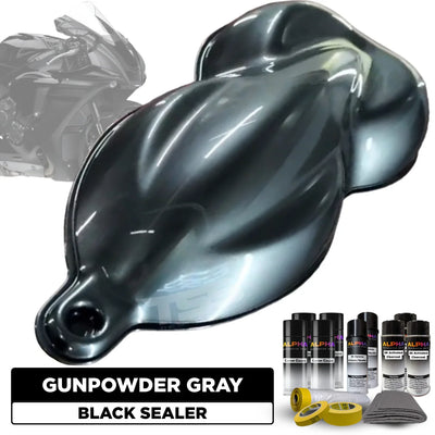 Gunpowder Gray Motorcycle Paint Kit